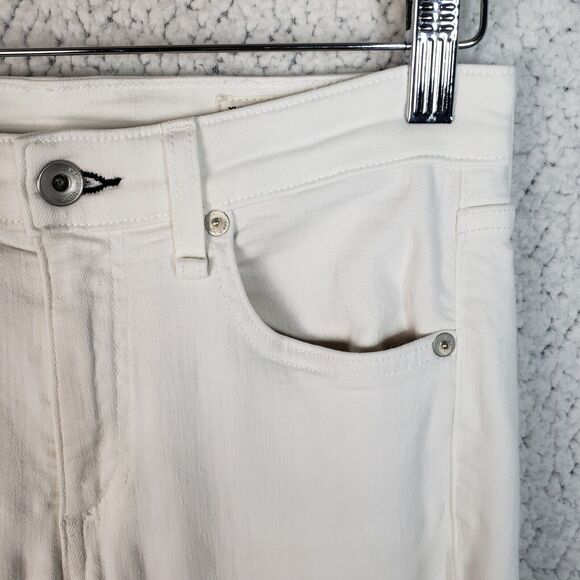 Rag and Bone Skinny Jeans Women 28 White Stretch High Rise Minimalist - Picture 4 of 11